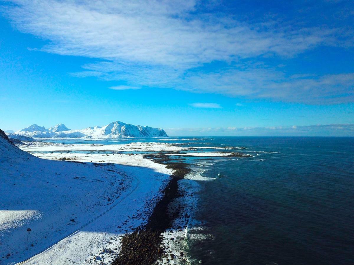 Midnight Sun View Lofoten Leknes Exterior photo